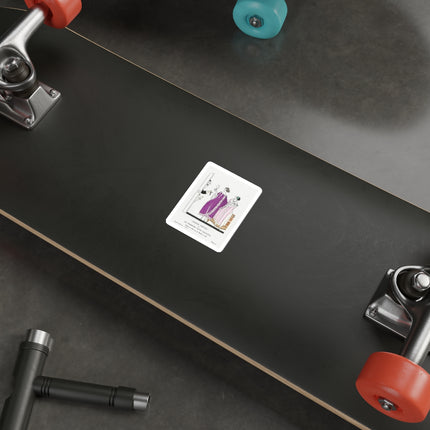 Jamais prêtes! (Never Ready!) by Charles Martin Die-Cut Stickers (5 Sizes)