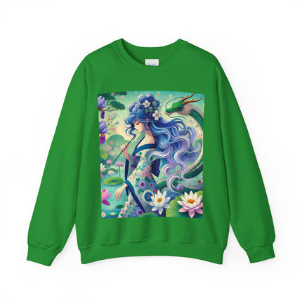 Fairy of the Koi Pond Heavy Blend™ Crewneck Sweatshirt
