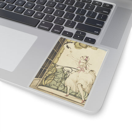 Sur talons rouges (On Red Heels) pl 02 by Gerda Wegener Kiss-Cut Stickers (4 Sizes)
