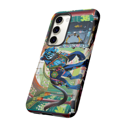 Cyber Panther's Hunt Phone Cases