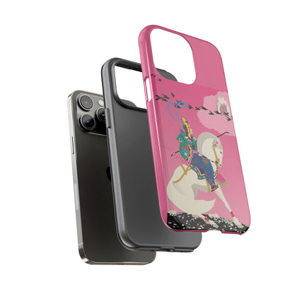 Samurai Princess on the White Steed Phone Case – Epic Grace & Mythic Power
