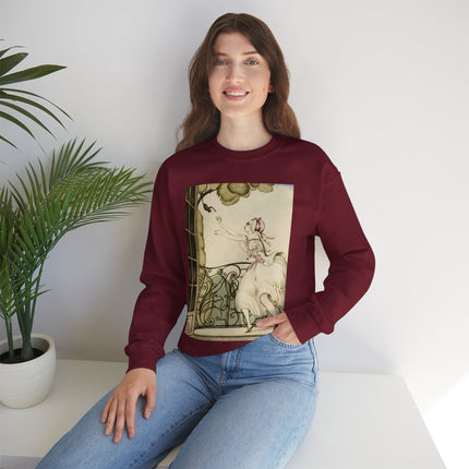 Sur talons rouges (On Red Heels) pl 02 by Gerda Wegener Heavy Blend™ Crewneck Sweatshirt