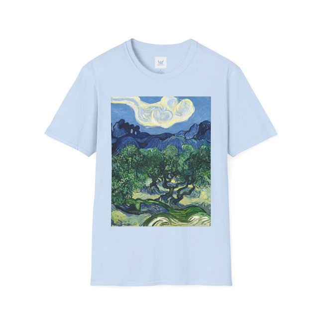 🌿✨ Olive Trees by Vincent van Gogh Softstyle T-Shirt – Color, Movement & Timeless Impressionism