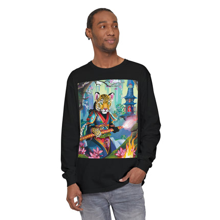 Cyberpunk Leopard Long Sleeve T-Shirt