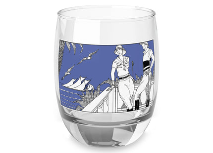 Coastal Elegance Whiskey Glass