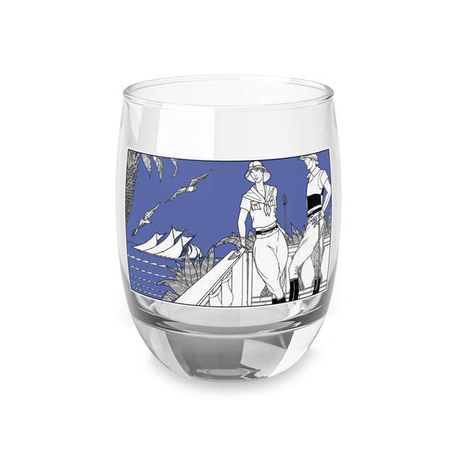 Coastal Elegance Whiskey Glass