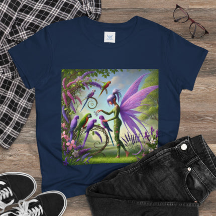 Lavender-Winged Fairy Cotton Tee