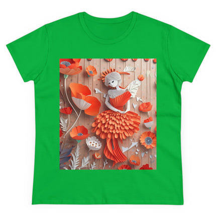 Poppy Fairy Women's Midweight Cotton Tee