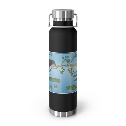 The Crow and the Frog Copper Vacuum Insulated Bottle, 22oz