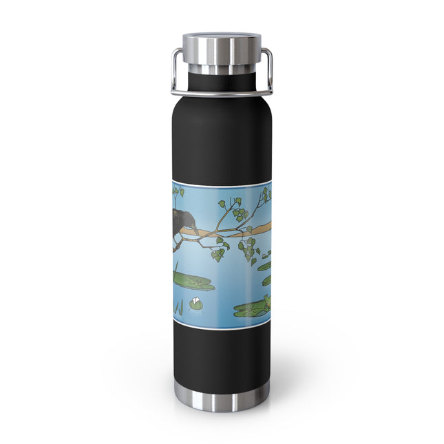 The Crow and the Frog Copper Vacuum Insulated Bottle, 22oz