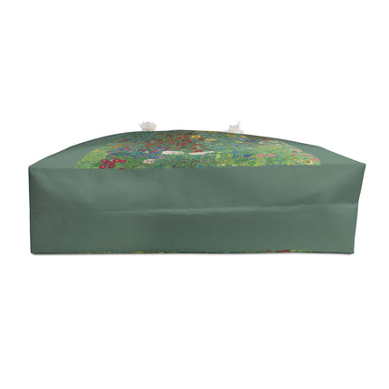 Farm Garden with Sunflowers by Gustav Klimt Weekender Bag