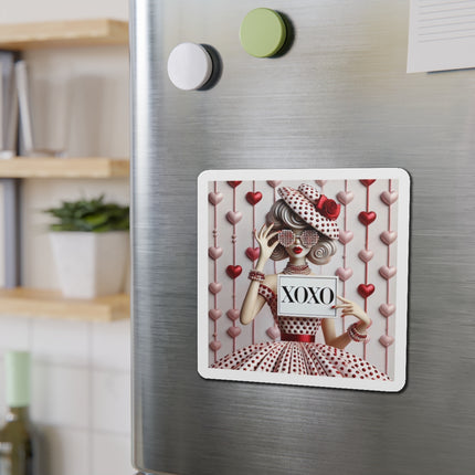 Fashionably Yours, XOXO Die-Cut Magnets (5 Sizes)