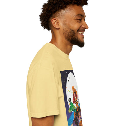 Moonlit Pirate Halloween Unisex Garment-Dyed T-shirt