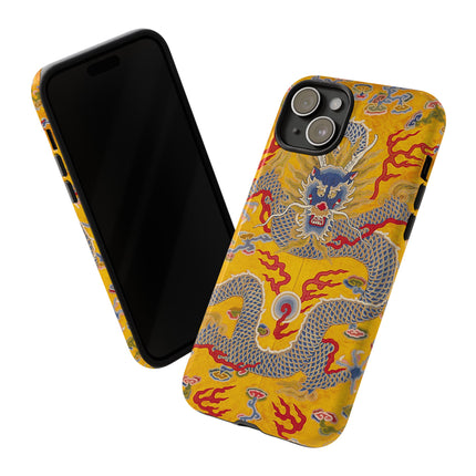Majestic Dragon Regalia – Imperial 12-Symbol Robe Phone Cases