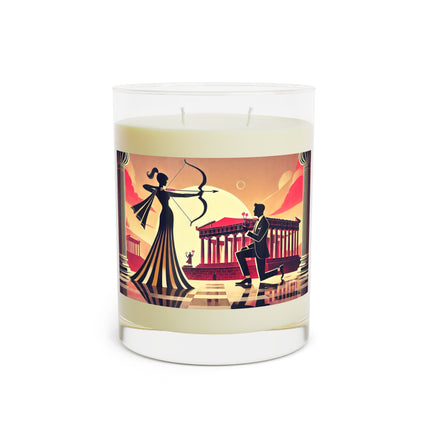 Art Deco Valentine's Romance Scented Candle - Full Glass, 11oz