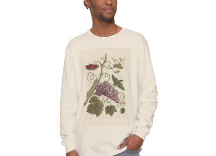 Botanical Pl.49 by Maria Sibylla Garment-dyed Long Sleeve T-Shirt