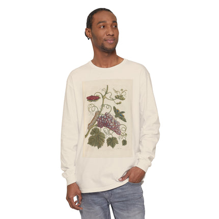Botanical Pl.49 by Maria Sibylla Garment-dyed Long Sleeve T-Shirt