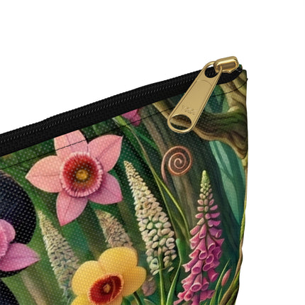 The Spring Gambit: A Fairy’s Move Flat Pouch – Whimsical Chess & Spring Magic