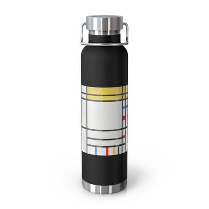 Place de la Concorde by Piet Mondrian Copper Vacuum Insulated Bottle, 22oz