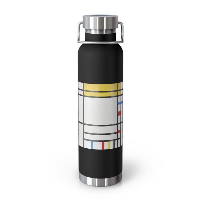 Place de la Concorde by Piet Mondrian Copper Vacuum Insulated Bottle, 22oz