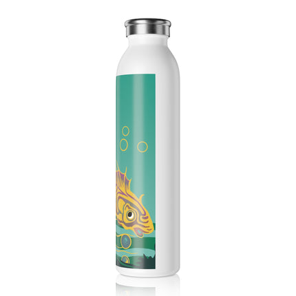 Golden Serenity Slim Water Bottle