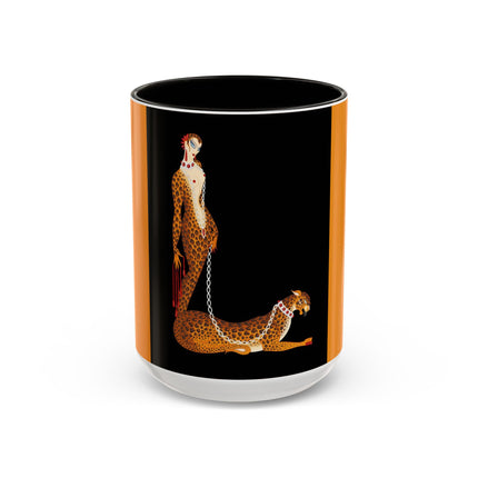 Leopard Queen Colorful Mugs – Wild Beauty & Art Deco Glamour