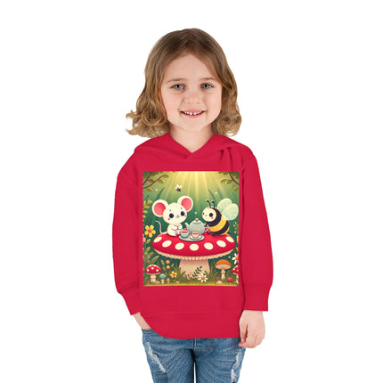 Tea Time Friends Toddler Pullover Fleece Hoodie