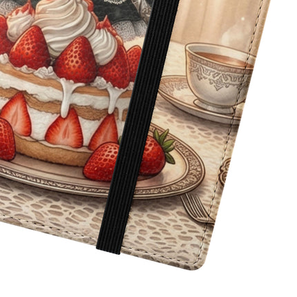 🍓🐱 The Patisserie Kitten Flip Case – Sweet Charm & Storybook Delight