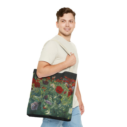 Poppies (A Study of Poppies for Carnation, Lily, Lily, Rose) by John Singer Sargent Tote Bag (AOP)