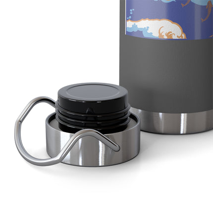 Golden Seas and Whimsical Dreams Copper Vacuum Insulated Bottle, 22oz