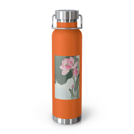 Blooming Lotus Flowers by Ohara Koson Vacuum Insulated Bottle, 22oz