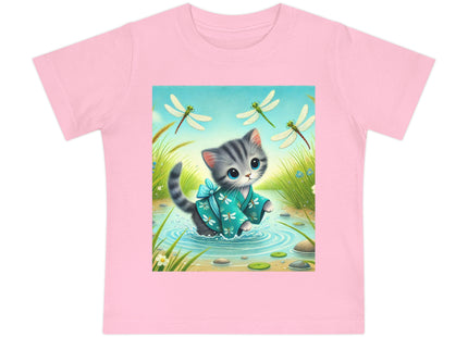 Kitten by the Still Waters Baby Short Sleeve T-Shirt