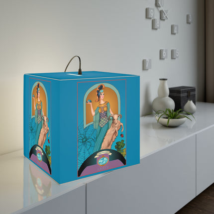March & Aquamarine Zodiac Light Cube Lamp