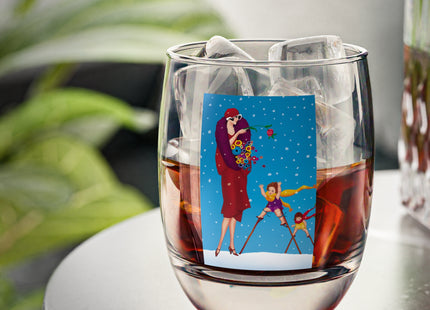 Snowfall & Couture Whiskey Glass