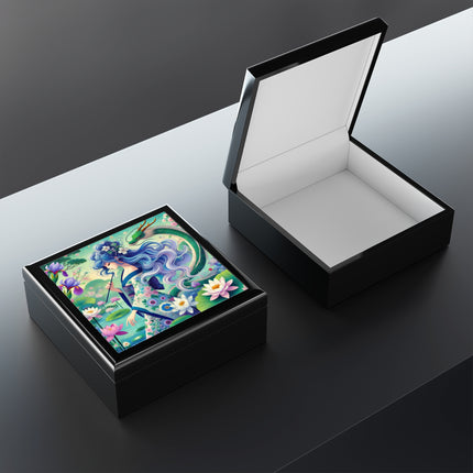 Fairy of the Koi Pond Jewelry Box