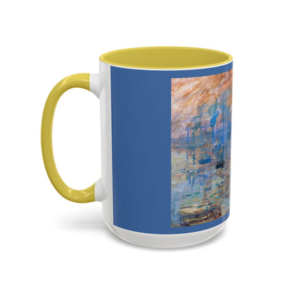Sunrise by Claude Monet Colorful Mugs (11oz, 15oz)