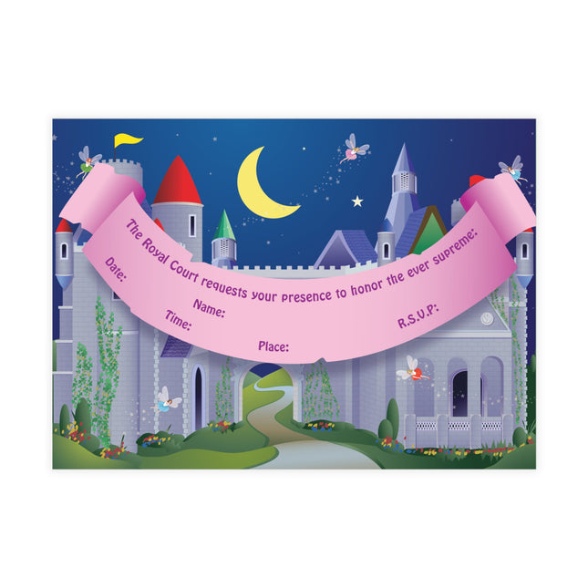 Royal Birthday Party Invitation! Bundles of 10, 30, 50 Pieces Available (envelopes included)