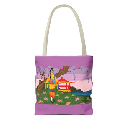 Elegance and Blooms: Vintage Glamour in Springtime Splendor Tote Bag (AOP)