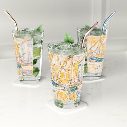 Saint-Tropez by Paul Signac  Glass, 16oz