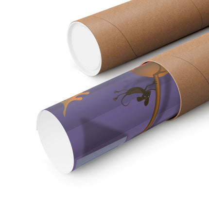 Whimsical Halloween Mischief Matte Horizontal Posters