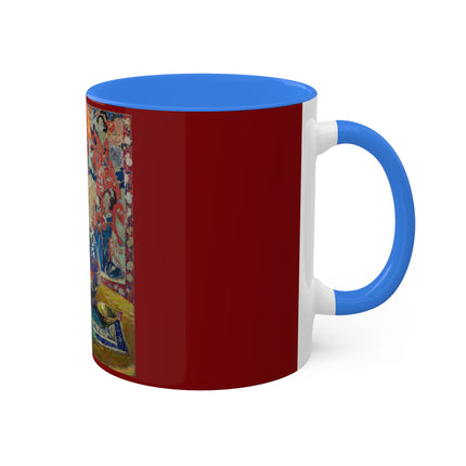 Fish, Fruits, and Flowers by Kathryn E. Cherry Colorful Mugs, 11oz
