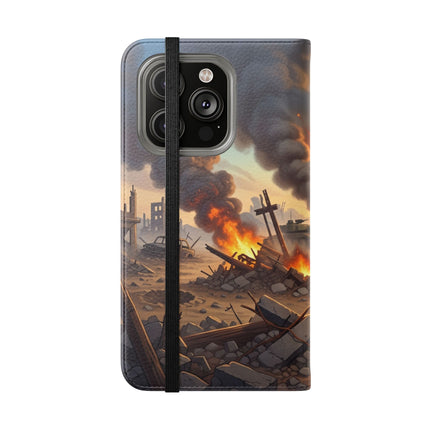 🦉🌟 The Owl on the Front Lines Flip Case – Courage & Quiet Strength