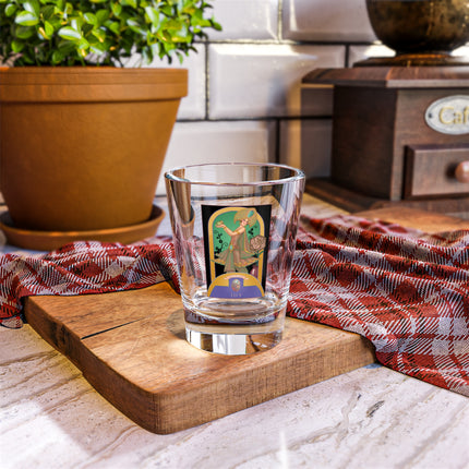 October & Opal, Tourmaline (from the Gem Series) by Sofia Chiostri Shot Glass, 1.5oz