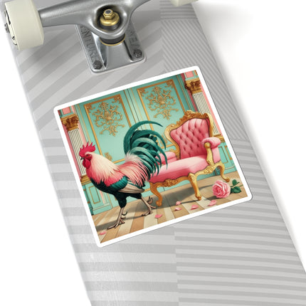 The Salon Rooster Kiss-Cut Stickers (4 Sizes)