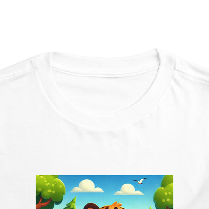 Little Explorer on the River Toddler Short Sleeve Tee