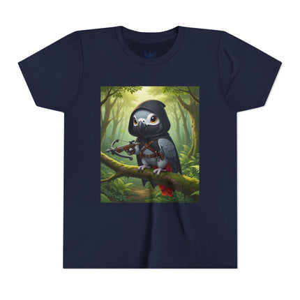 The African Grey Sentinel Youth Short Sleeve Tee
