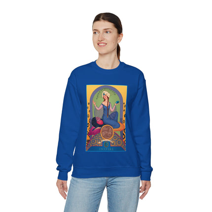 December & Tanzanite (from the Gem Series) by Sofia Chiostri Heavy Blend™ Crewneck Sweatshirt