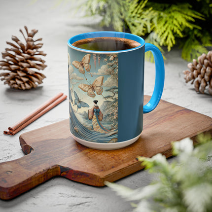 Butterfly Empress Colorful Mug – Graceful Butterflies & Timeless Elegance