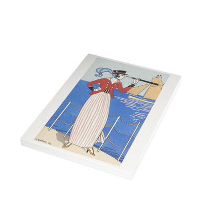 Costume de Yacht by George Barbier Postcards (Envelopes Included) – Bundles of 10, 30, or 50 Pieces