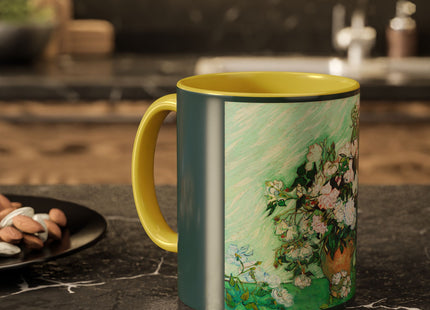 Roses by Vincent Van Gogh Colorful Mugs (11oz, 15oz)